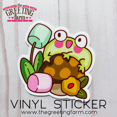 3" Mallowmarsh Frog - Matte Vinyl Sticker