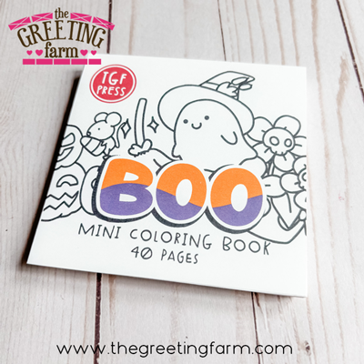 BOO - Mini Coloring Book