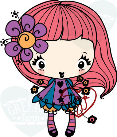 WS - Dahlia - red rubber