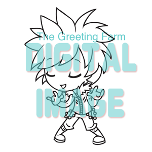 Chibi Punk Boy - digi