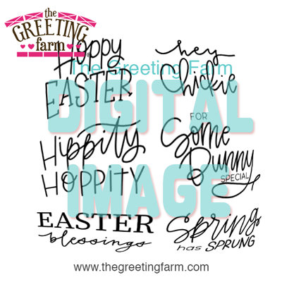 Easter Sayings - digi set
