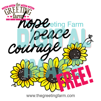 Hope Peace Courage - FREE digi