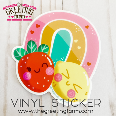 3" Sweet & Sour - Matte Vinyl Sticker