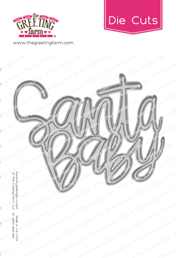 Santa Baby - Word Die Cut