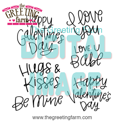 Valentine Sayings - digi set